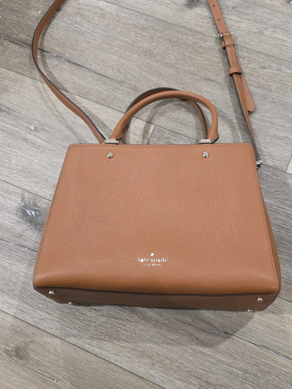 Kate Spade Leila Medium Triple Compartment Satchel/Crossbody
